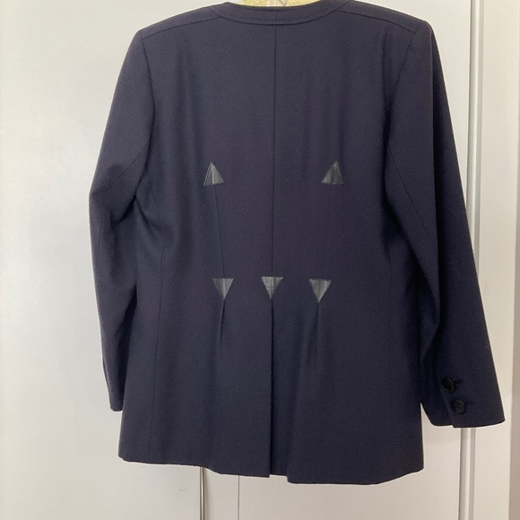 Yves Saint Laurent Rive Gauche Navy Blue Blazer - Picture 1 of 2